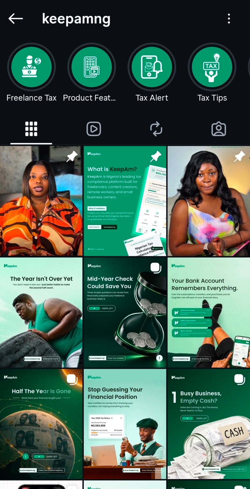 KeepAm — Fintech & Tax · Nigeria