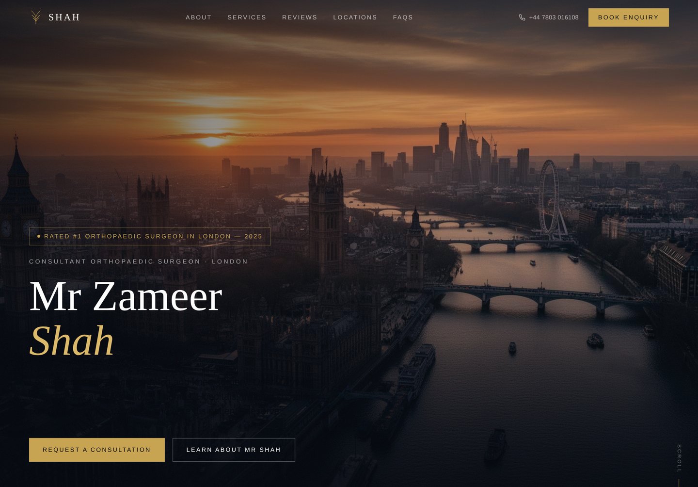 Mr Zameer Shah — Consultant orthopaedic surgeon · London