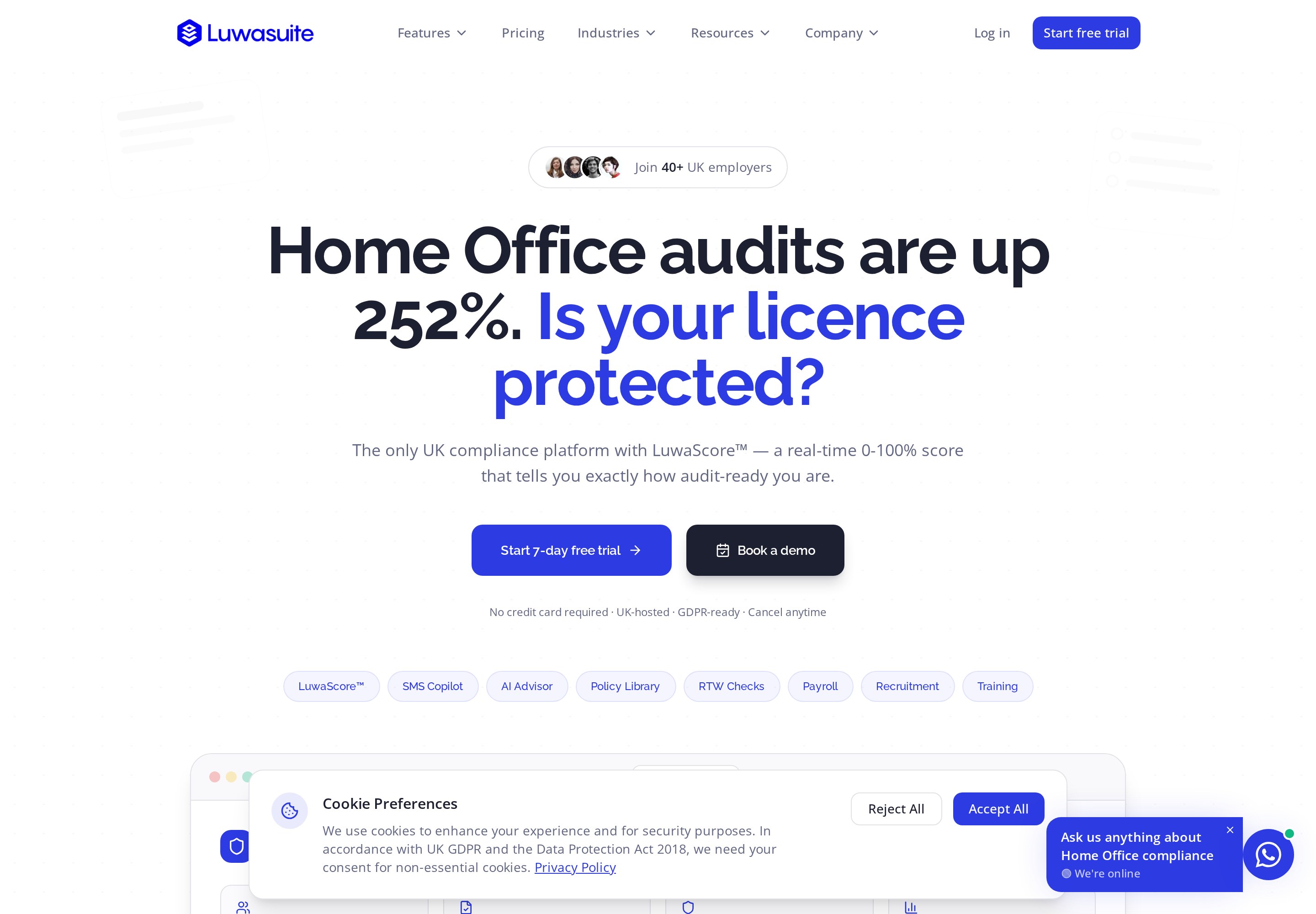 LuwaSuite — HR & Compliance SaaS · UK
